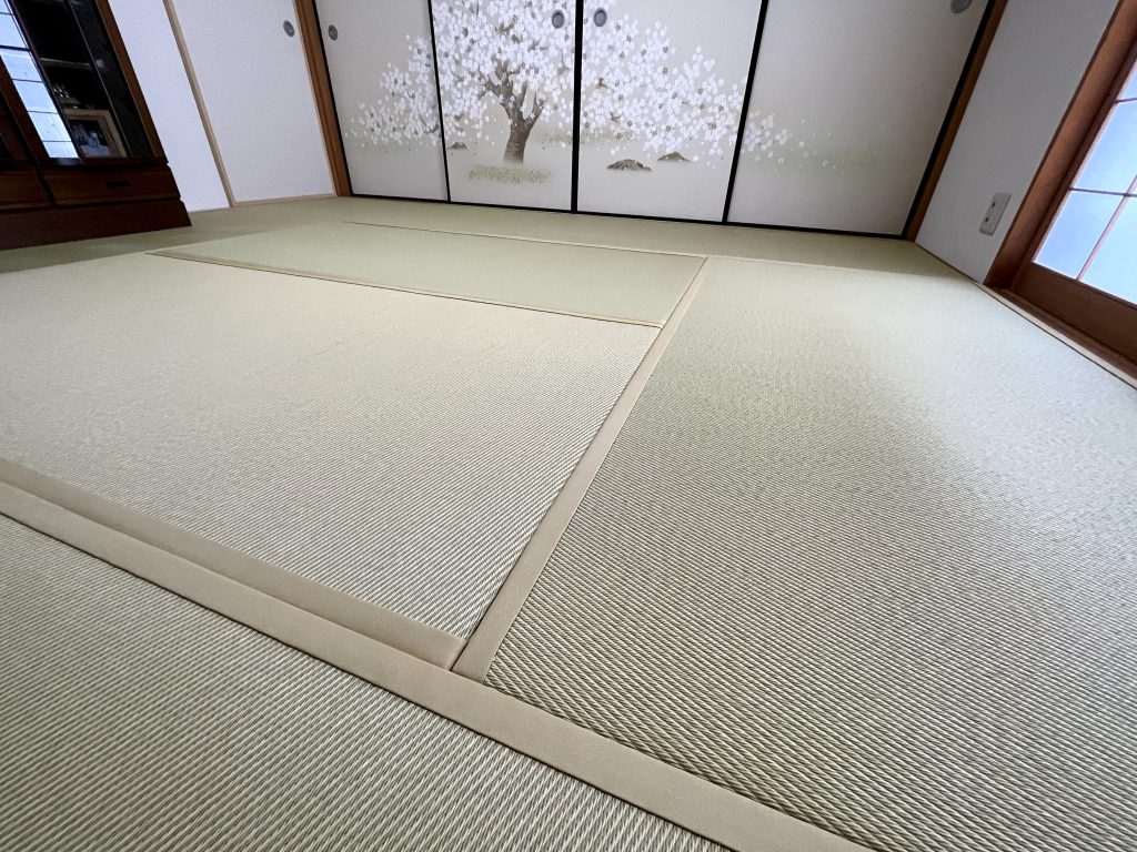 赤穂郡上郡町　和紙表新畳　ダイケン和紙表　綾波