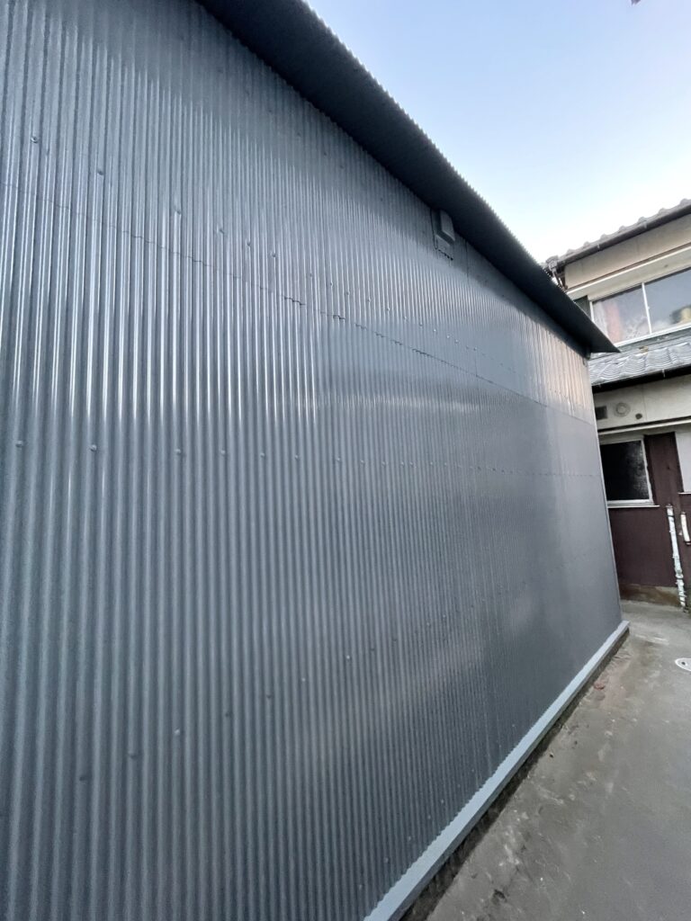 揖保郡太子町　カラートタン　板金　貼替