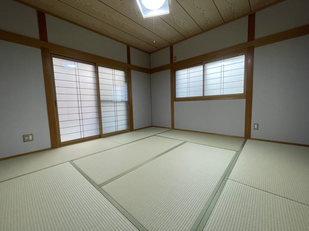 姫路市　和紙畳　プラマード　クロス貼り替え