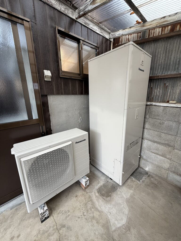 たつの市揖保川町　一戸建リフォーム  エコキュート取替　施工後