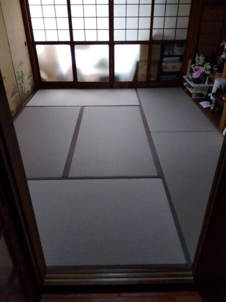 揖保郡太子町 衝撃緩和型畳床 新畳への入れ替え 介護保険利用