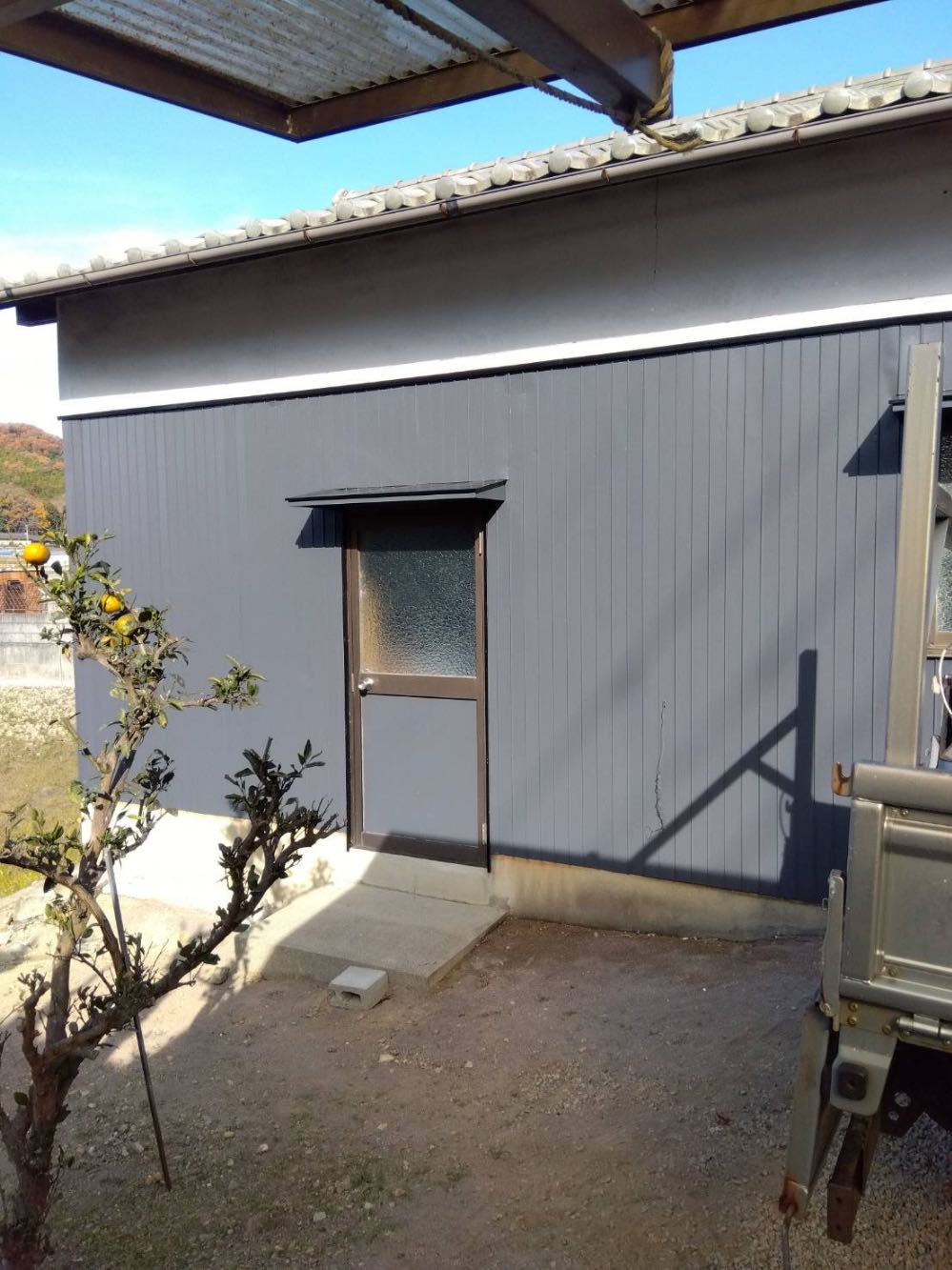 揖保郡太子町　倉庫塗装