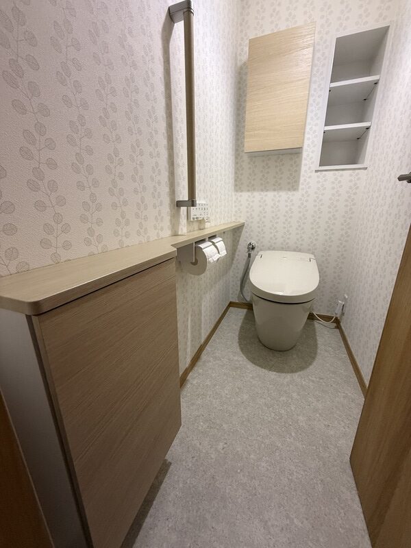 兵庫県姫路市|限られた空間をスッキリと。将来まで安心して使えるトイレリフォーム (アフター)