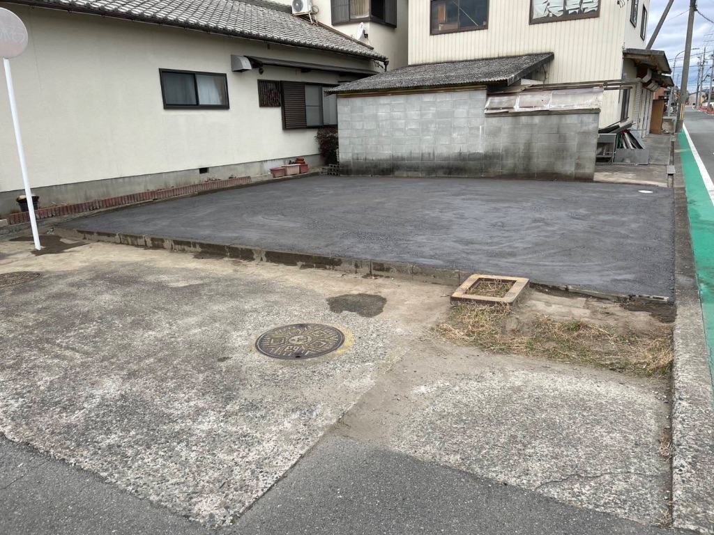たつの市揖保町の外構・エクステリア施工中工程3の様子｜頃安畳商店