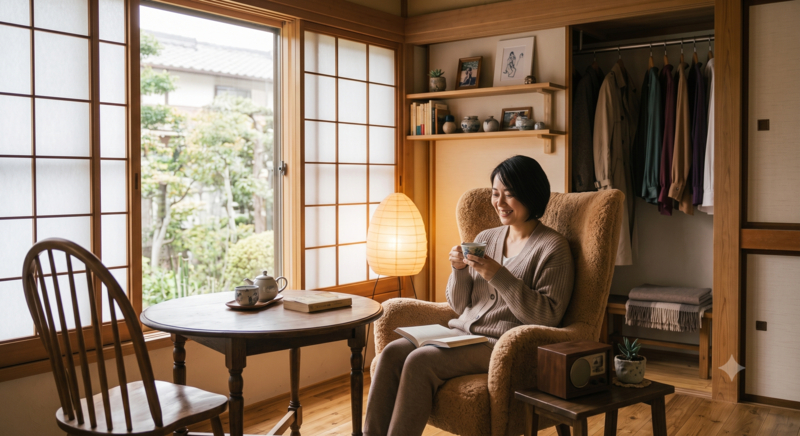 お気に入りに囲まれる幸せ。和室から生まれ変わる、わたしの大切なプライベートルーム