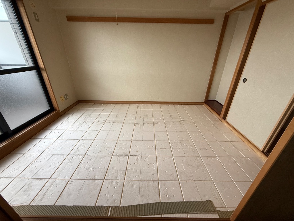 姫路市の畳施工前の様子|頃安畳商店