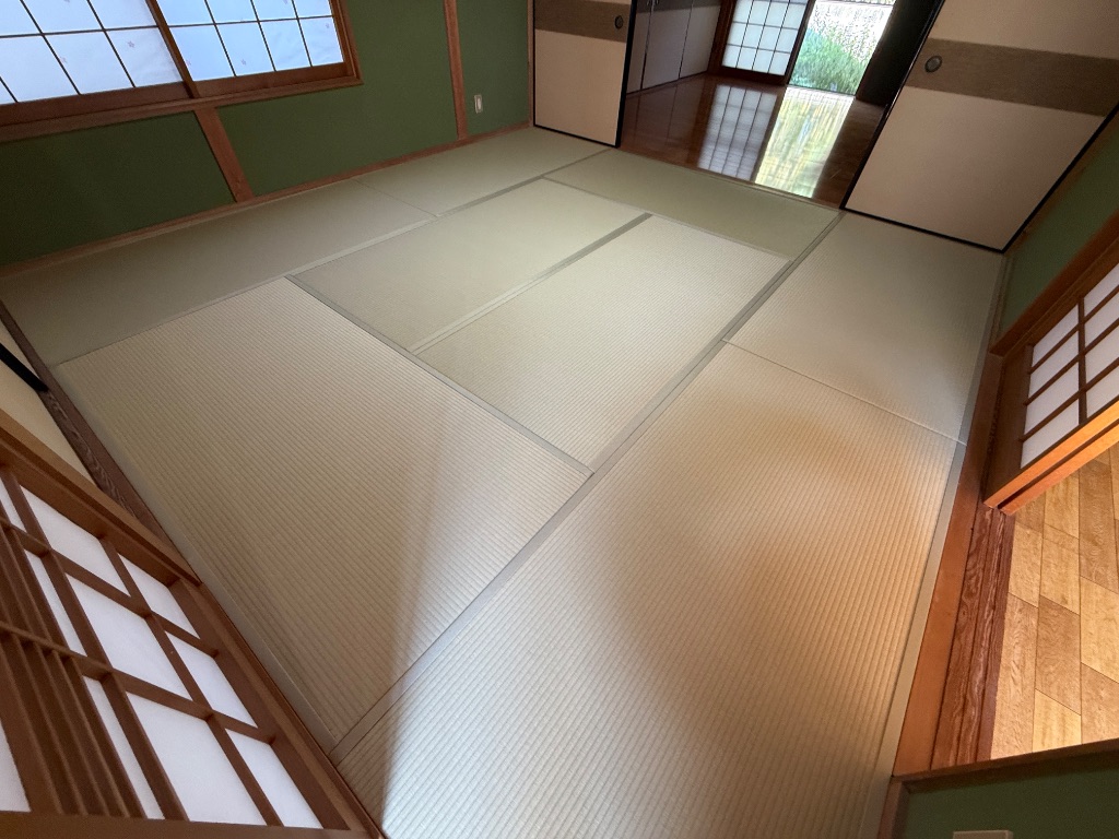 赤穂郡上郡町の畳施工後の様子2枚目｜頃安畳商店