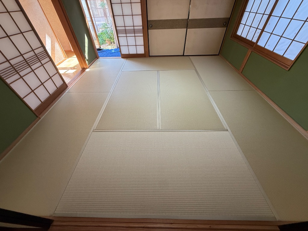 赤穂郡上郡町の畳施工後の様子3枚目|頃安畳商店